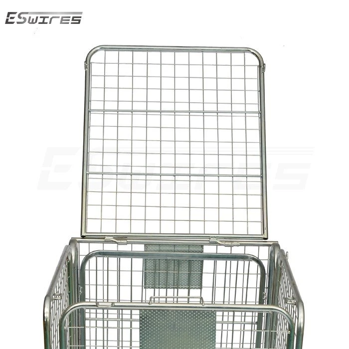 industrial container cage trolley top lid